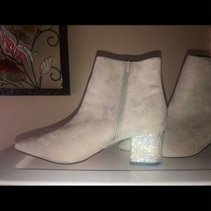 Bling Heeled Booties